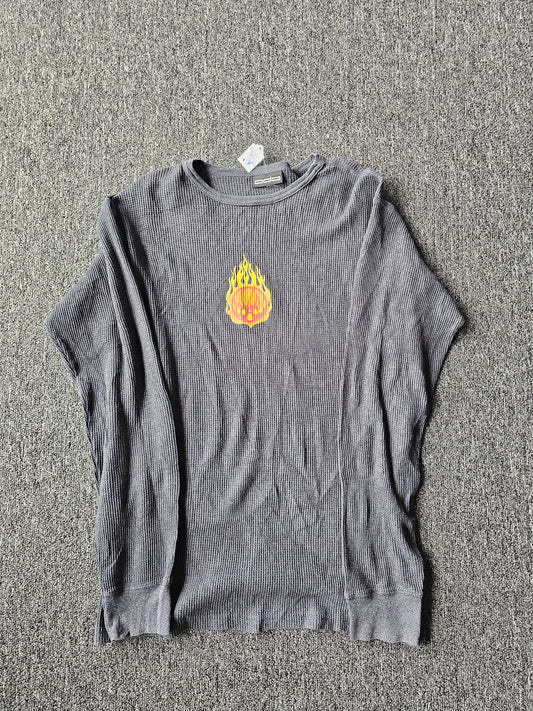 Basketball Fire Y2K Long Sleeve (M)