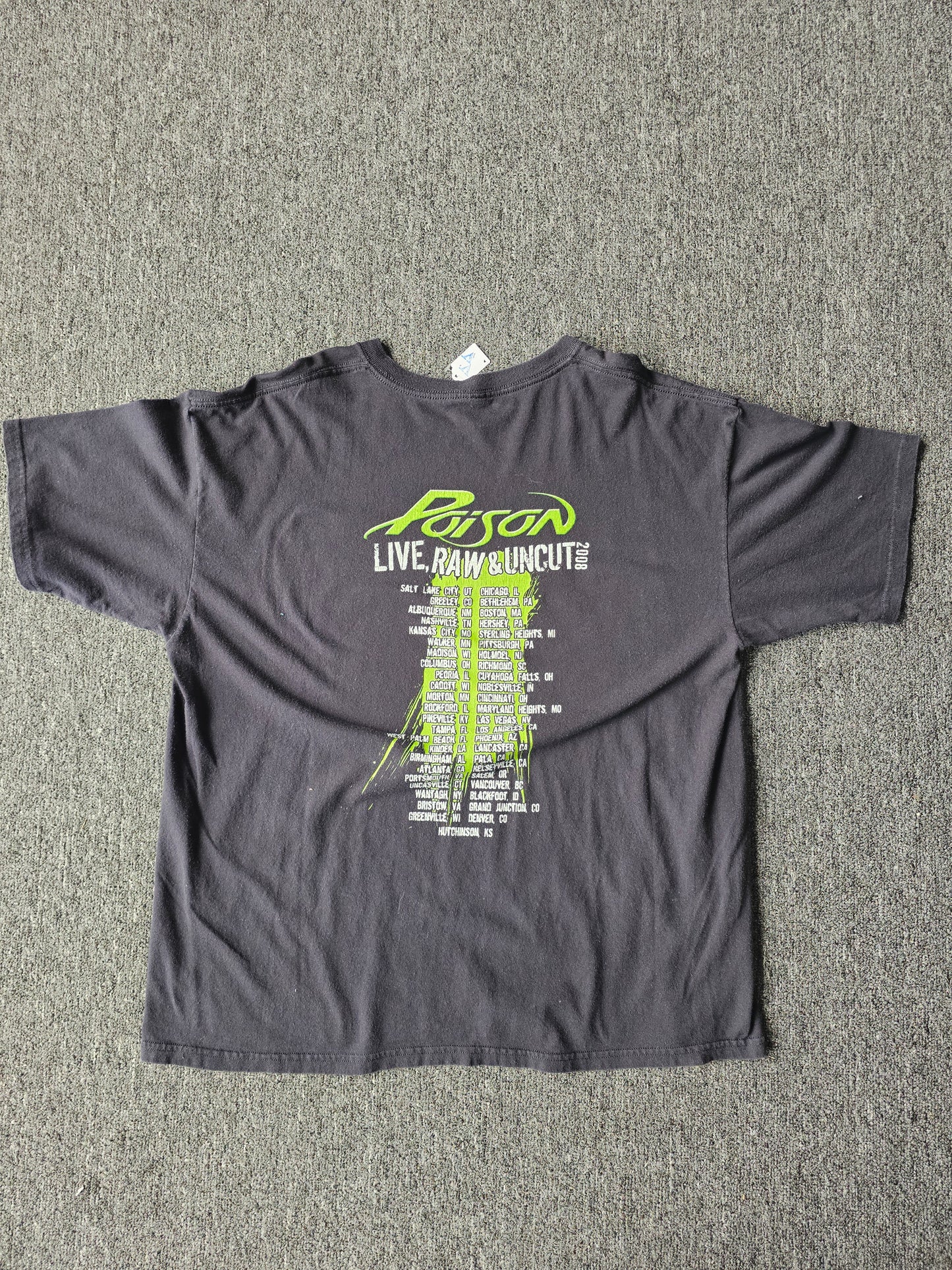 Poison 2008 Band Tee (XL)