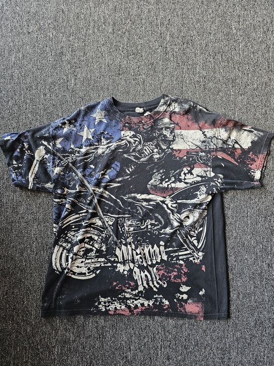 Skull Motorcycle Tee (XL)