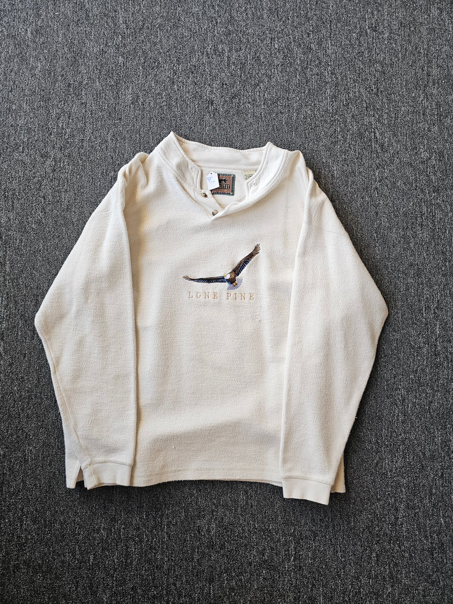Eagle Lone Pine Embroidered 90s Crew (XL)