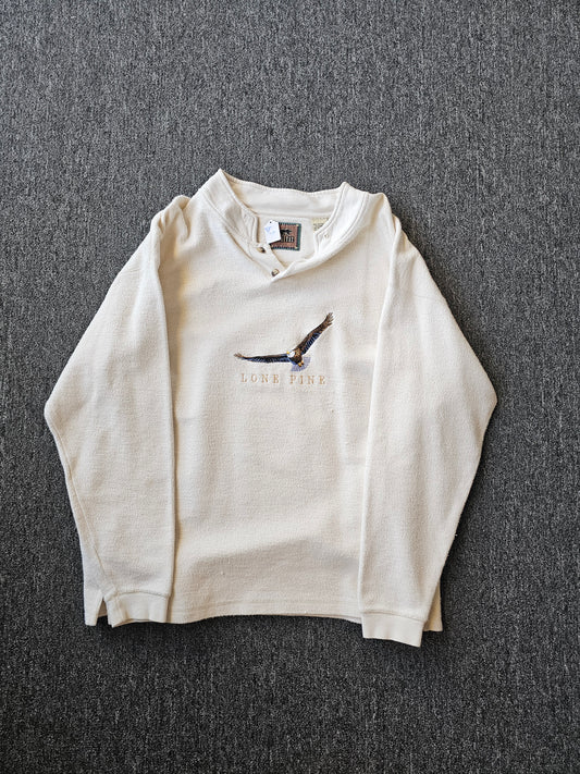 Eagle Lone Pine Embroidered 90s Crew (XL)