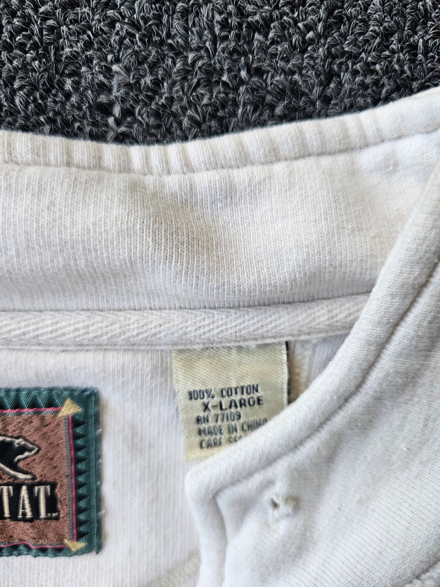 Eagle Lone Pine Embroidered 90s Crew (XL)