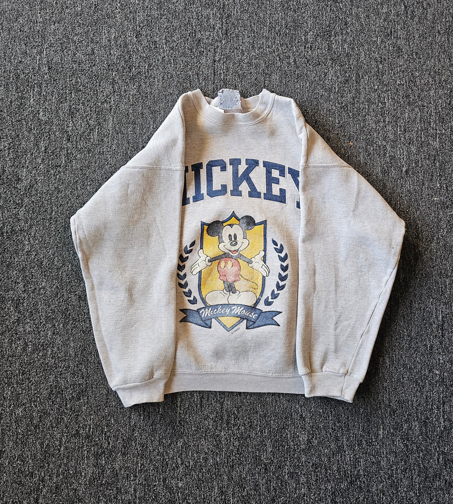 Mickey Mouse 90s White Crew (M)