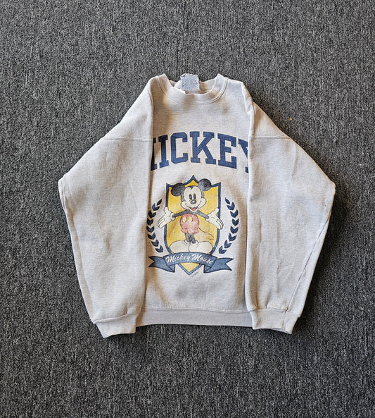 Mickey Mouse 90s White Crew (M)