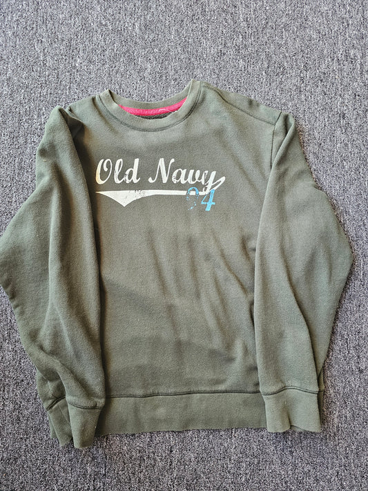 Old Navy 90s Green Crew (L)