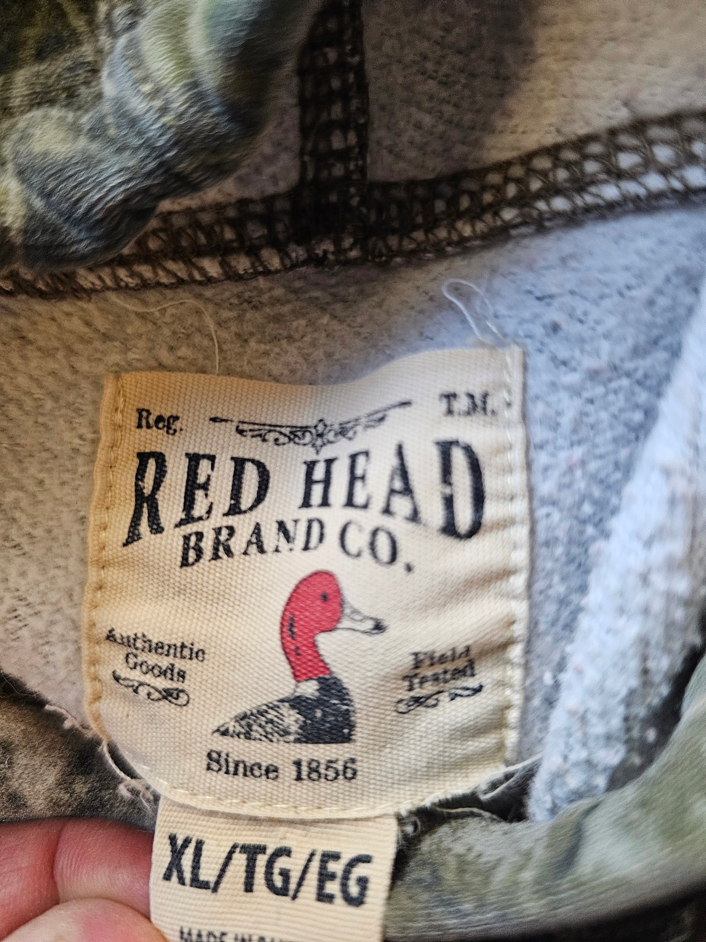 Camouflage Hoody Red Head (XL)