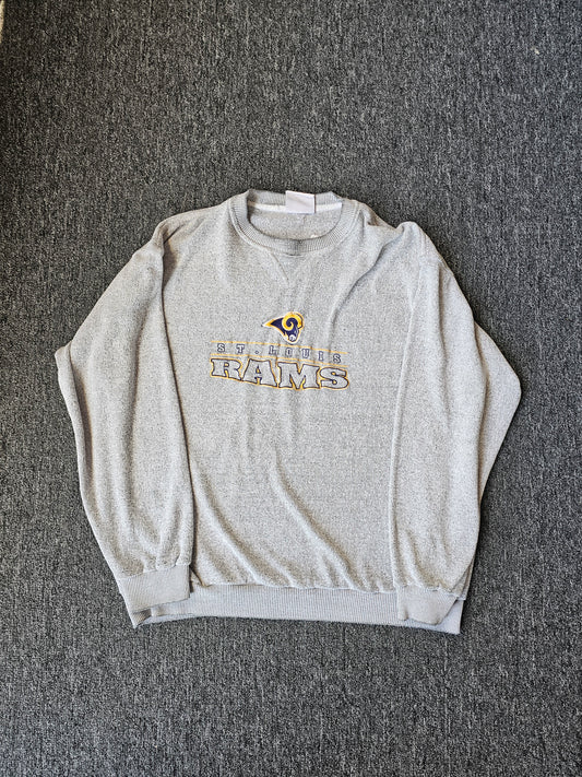 St Louis Rams NFL Grey Crew (XL)