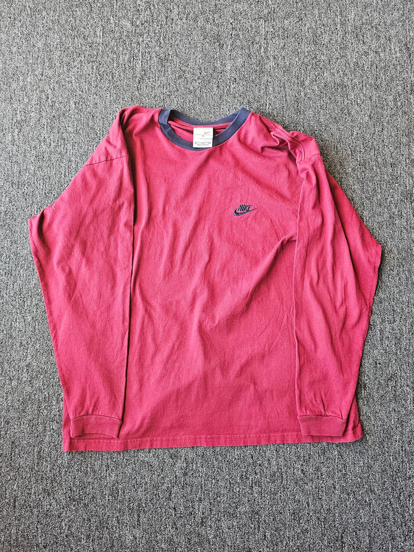 Nike Y2K Red Long Sleeve (XL)