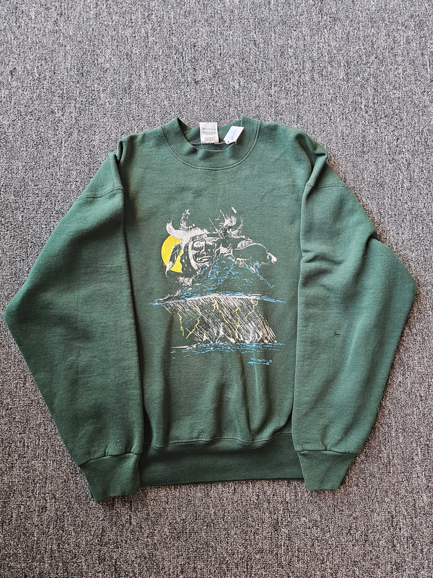 Native American Nature Green Crew (L)