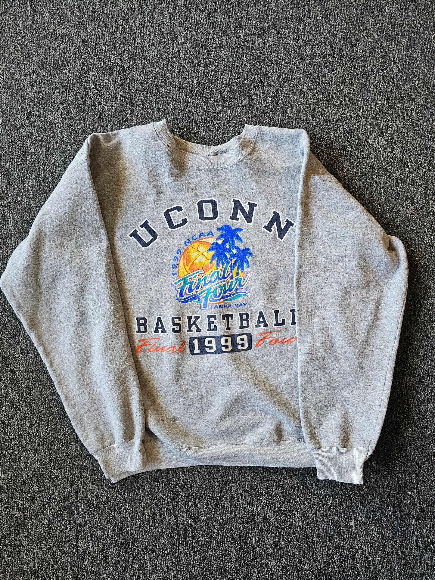 UCONN 1999 NCAA Final Four Gray Crew (M)