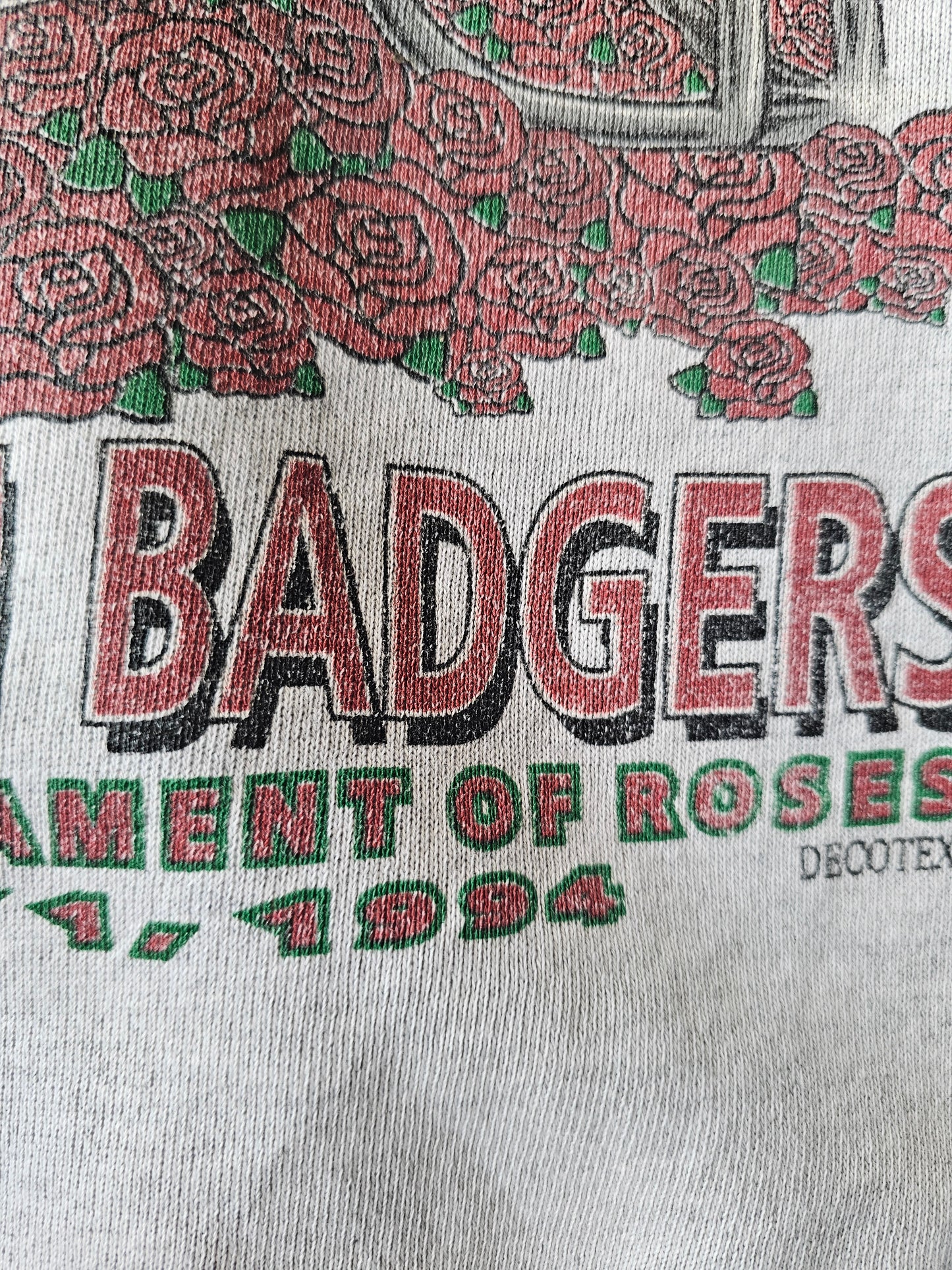 Wisconsin Badgers 1994 Rose Bowl NCAA Crew (S)