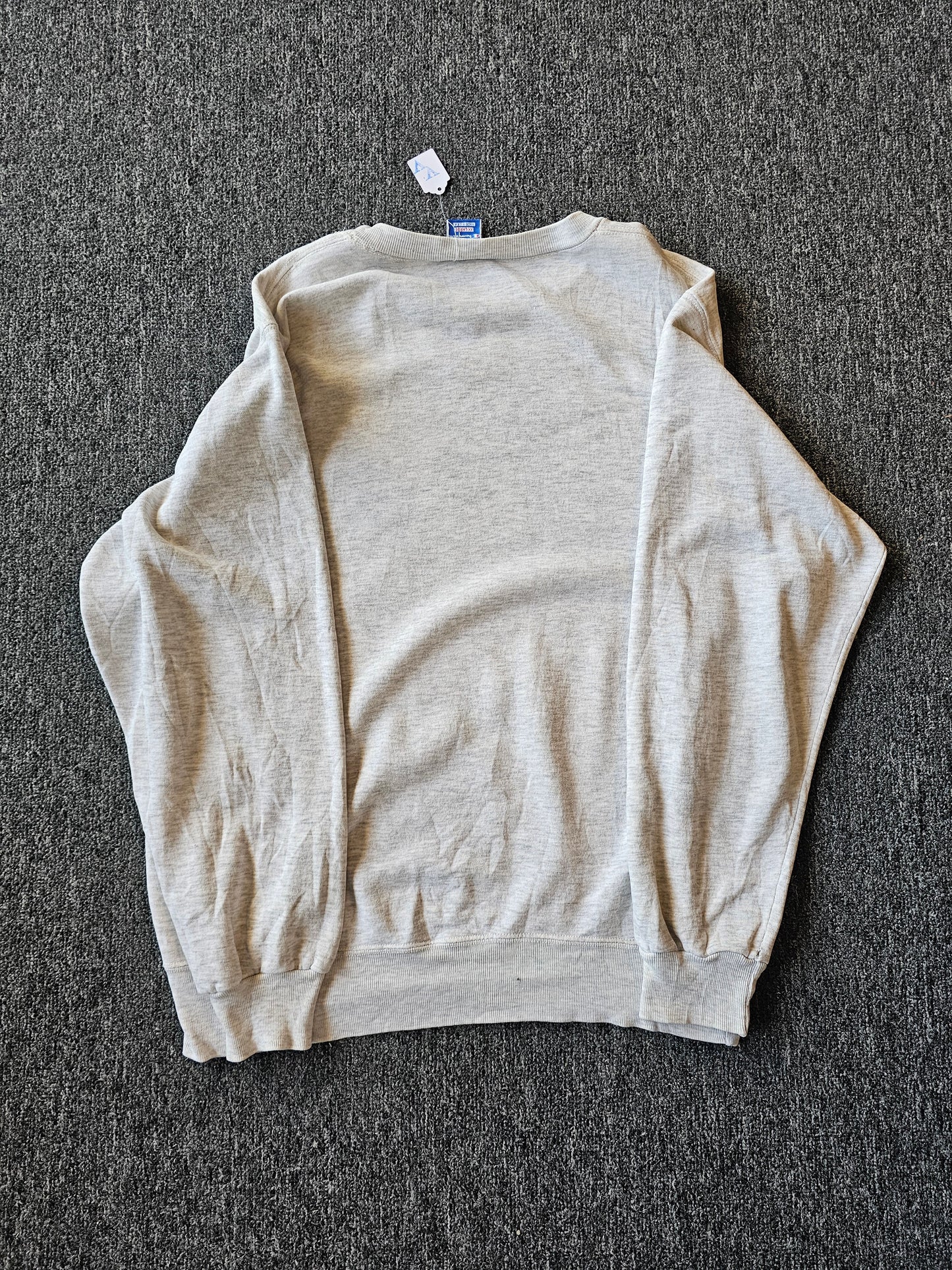 Boston University 90s NCAA White Crew (XXL fits like XL)