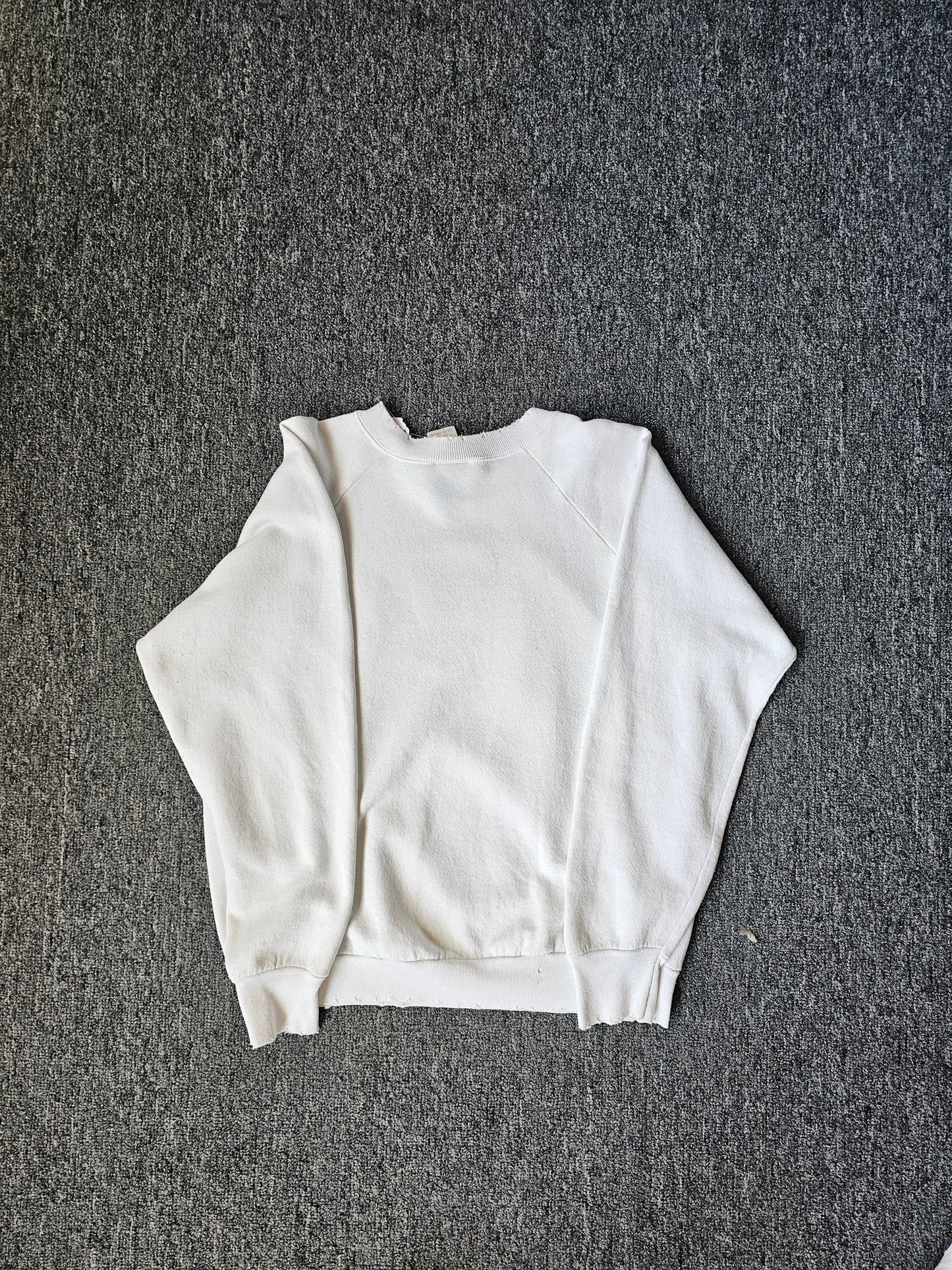 Georgetown Hoyas 90s NCAA White Crew (S)
