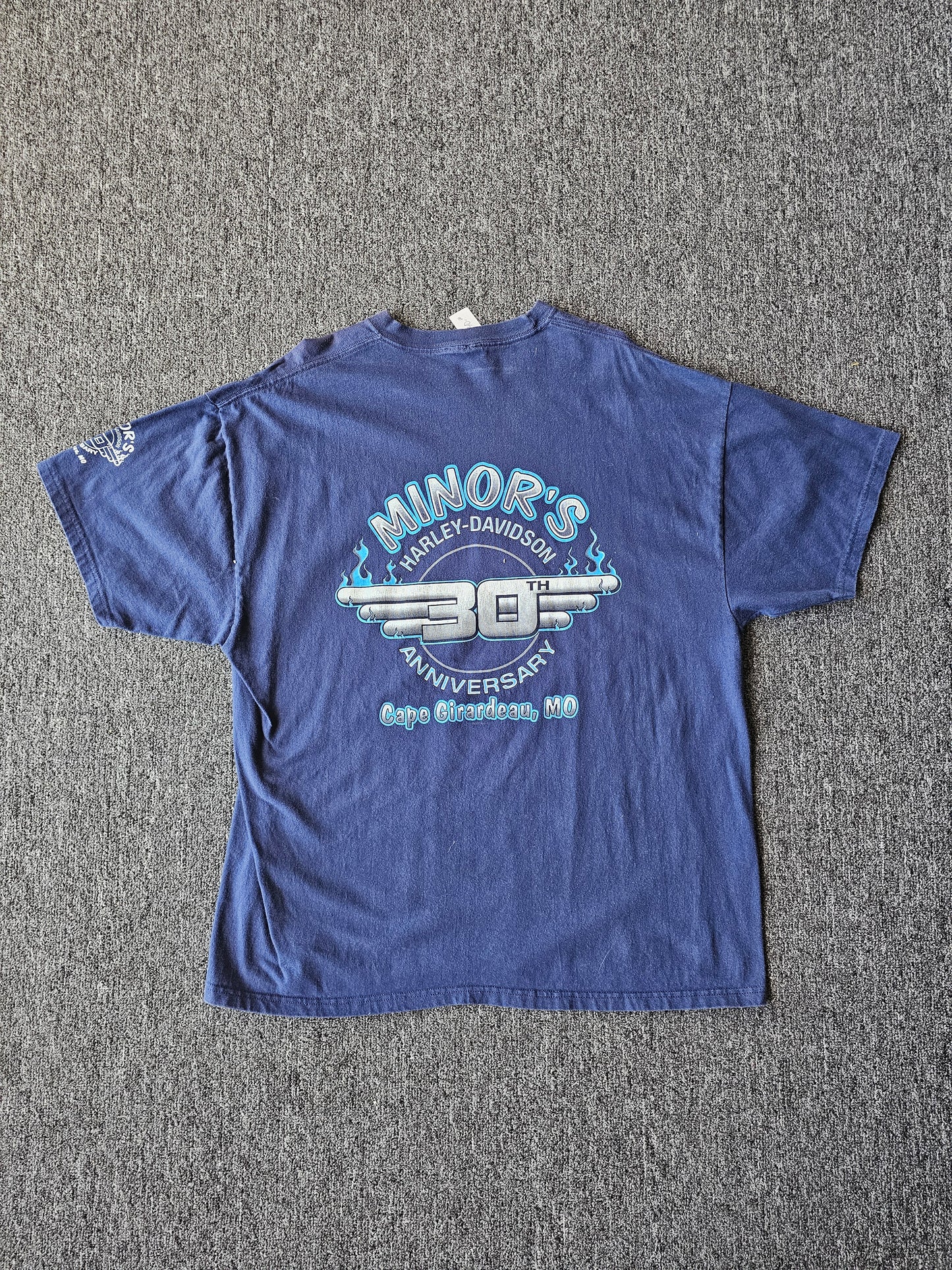 Harley Davidson Cape Girardeau MO Blue Tee (XL)