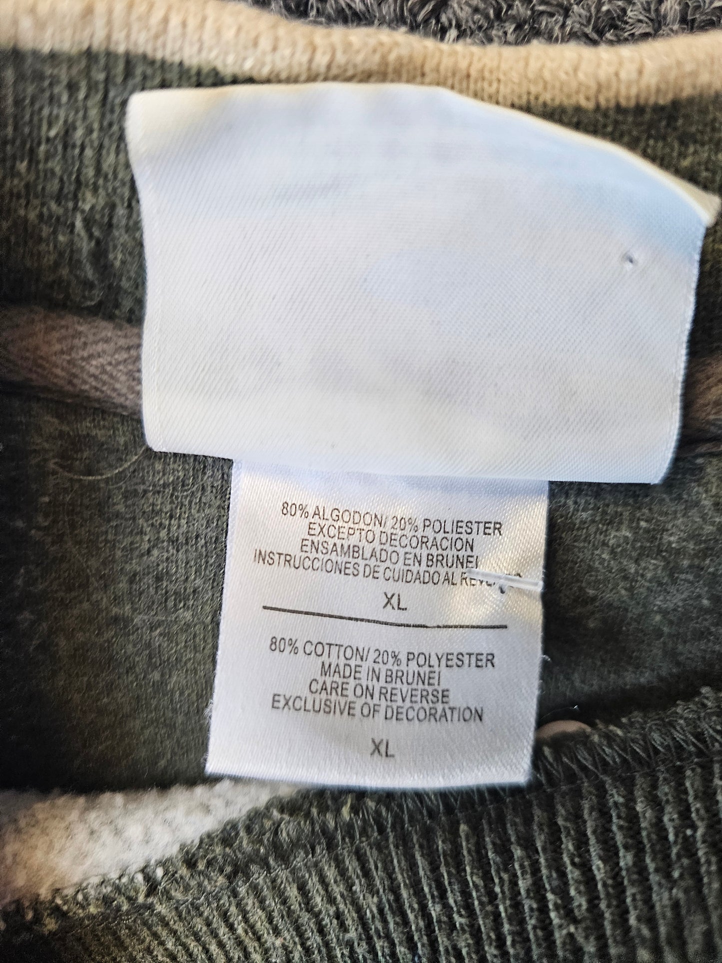 Outdoor Sportsman Nature Fader Green/Grey Crew (XL)