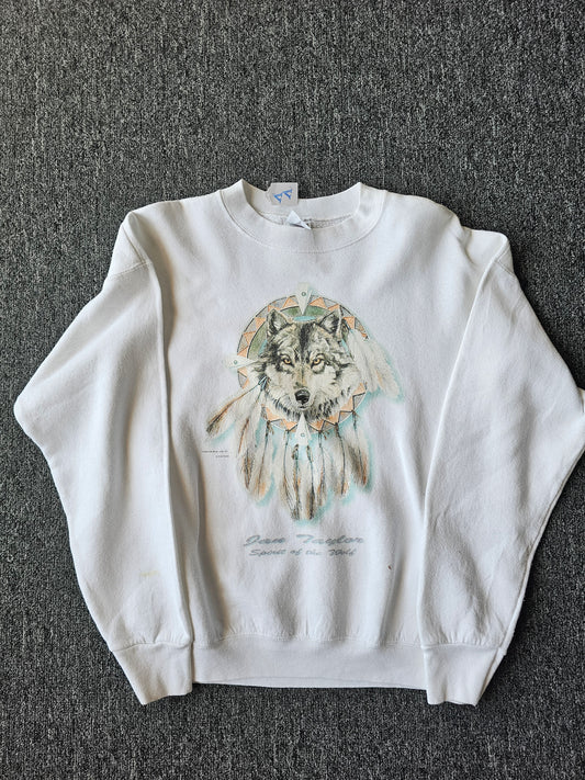 Wolf Native American Nature Crew (L)