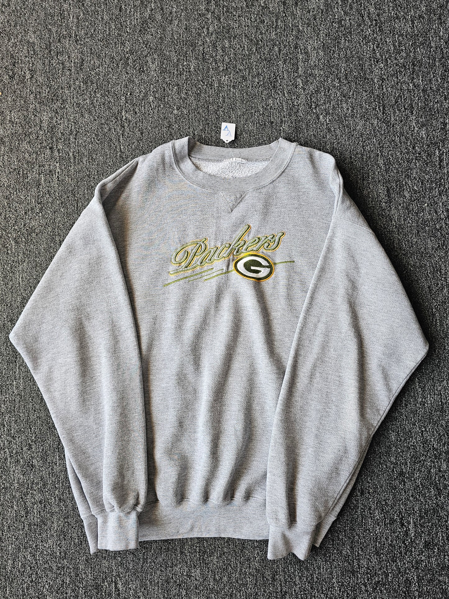 Green Back Packers NFL Embroidered Crew (XL)