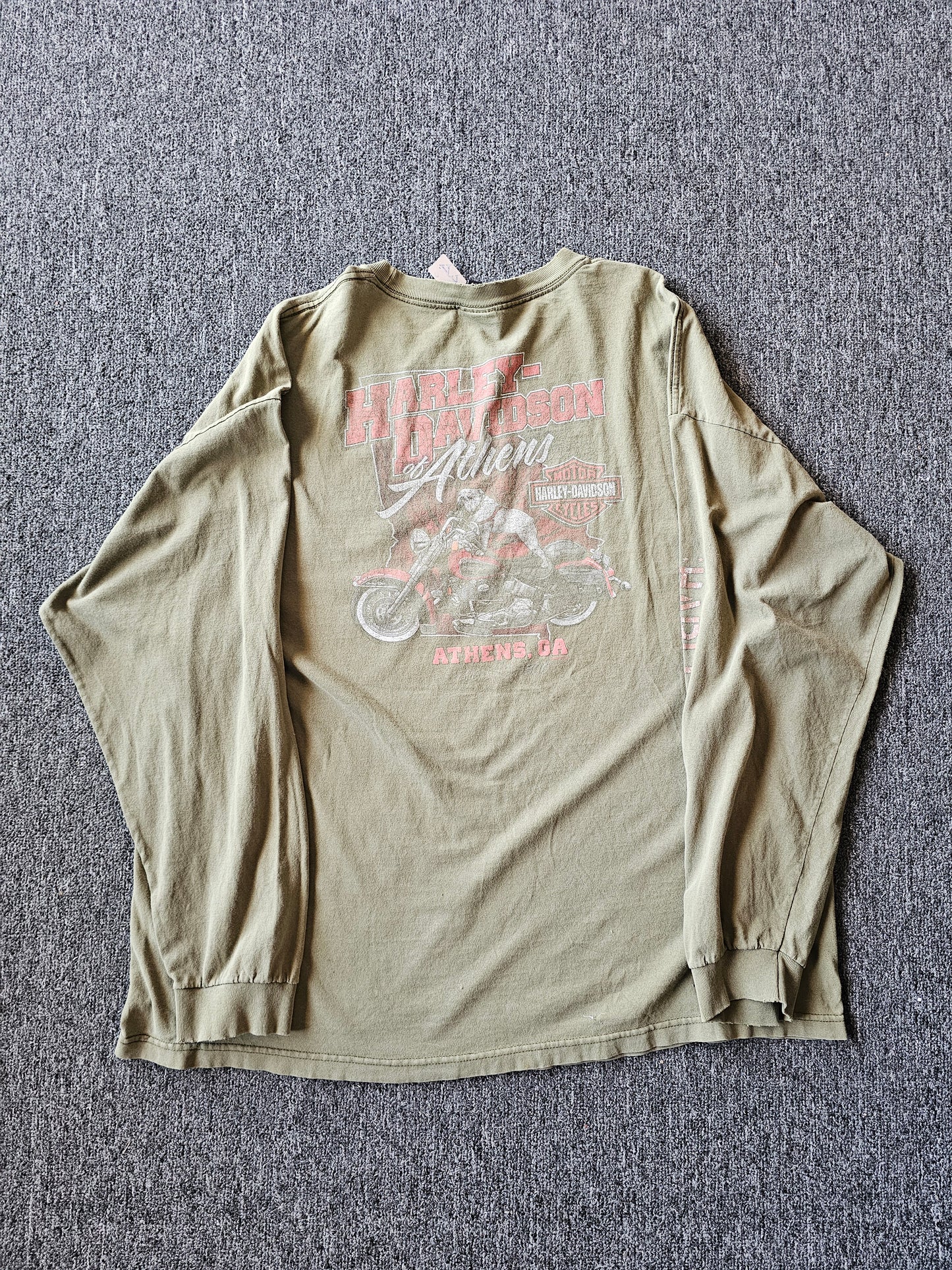 Harley Davidson Athens GA Fader Long Sleeve (3XL)