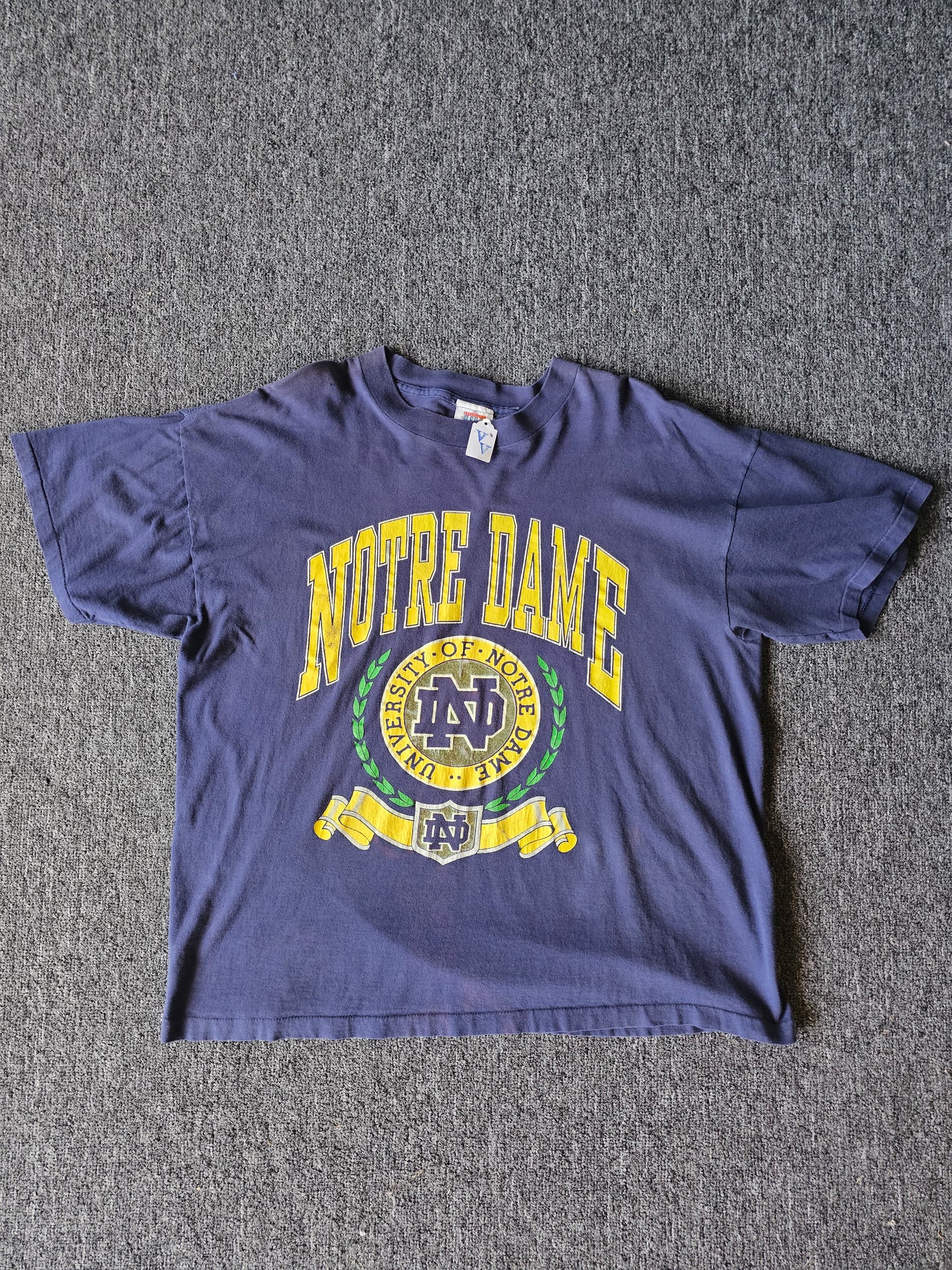 Notre Dame 90s NCAA Fader Tee