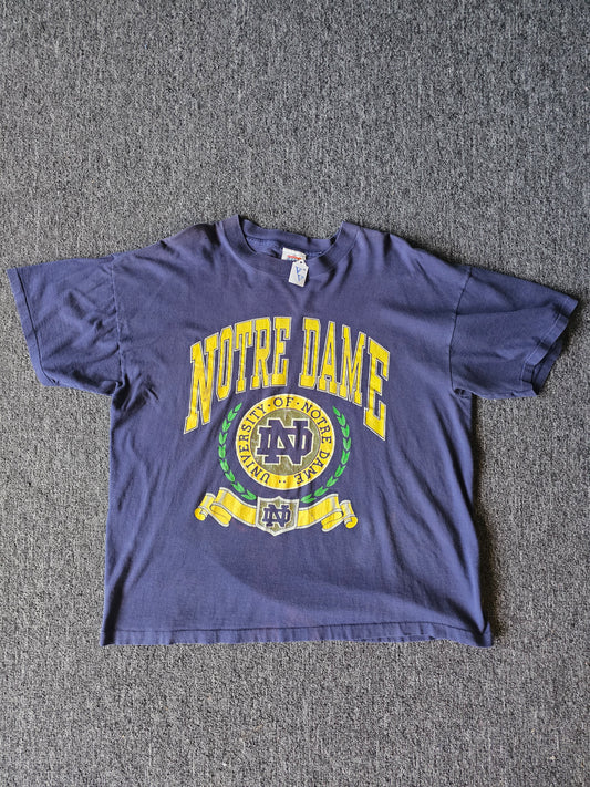 Notre Dame 90s NCAA Fader Tee