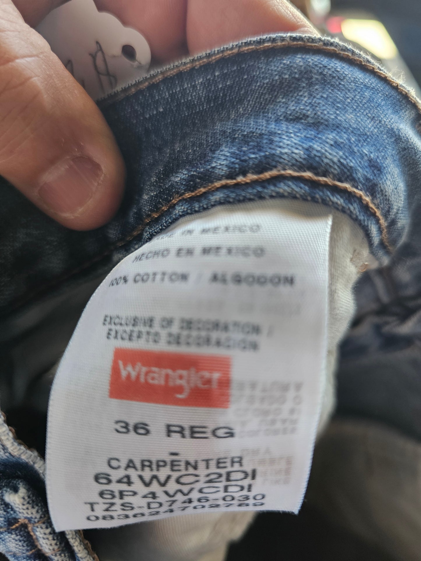 Wrangler Carpenter Denim Jorts (36)