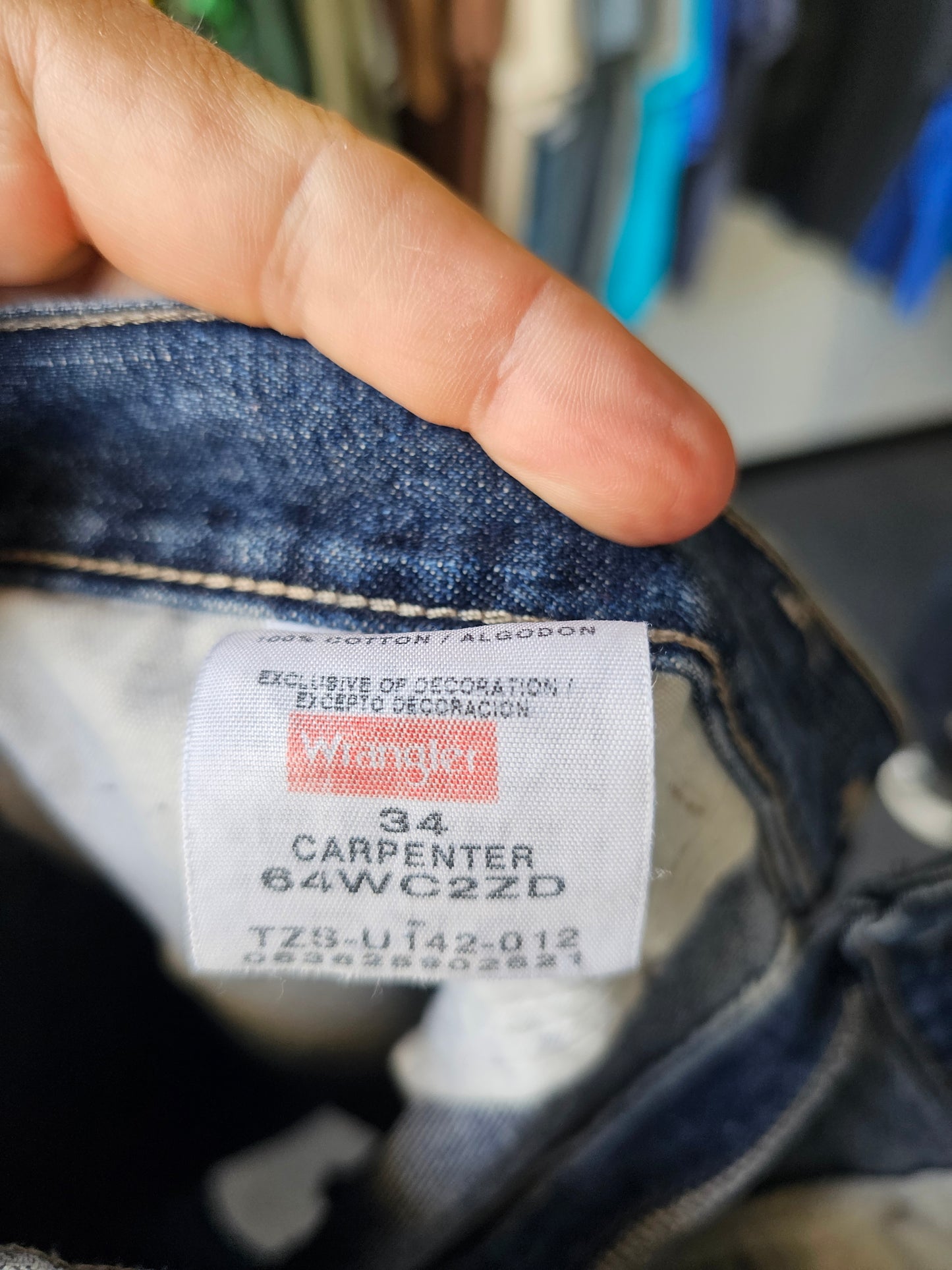 Wrangler Relaxed Fit Denim Jorts (34)