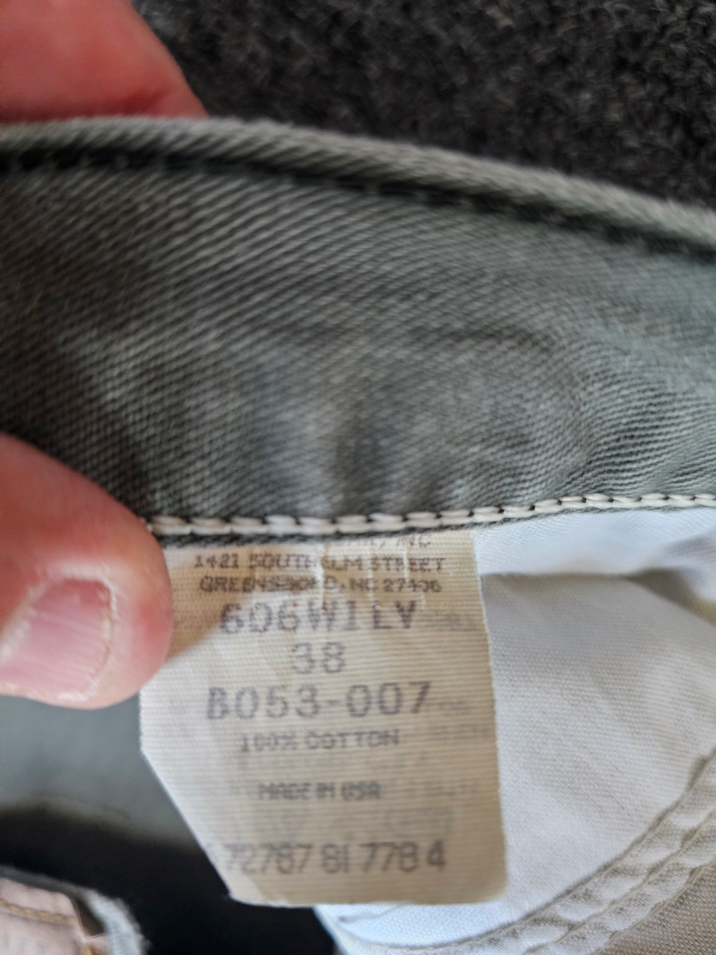 Wrangler Faded Grey/Green Jorts (38)