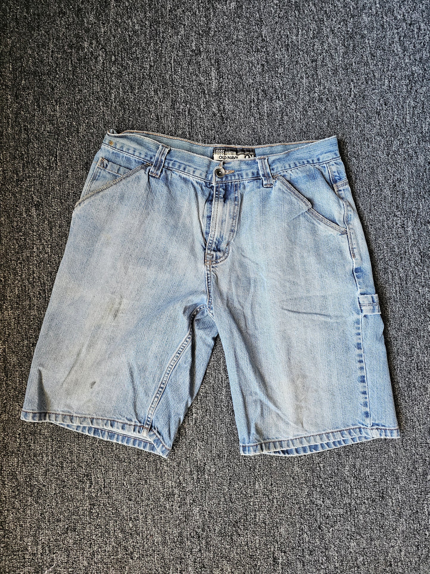 Denim Blue Jeans Carpenter Jorts (33)