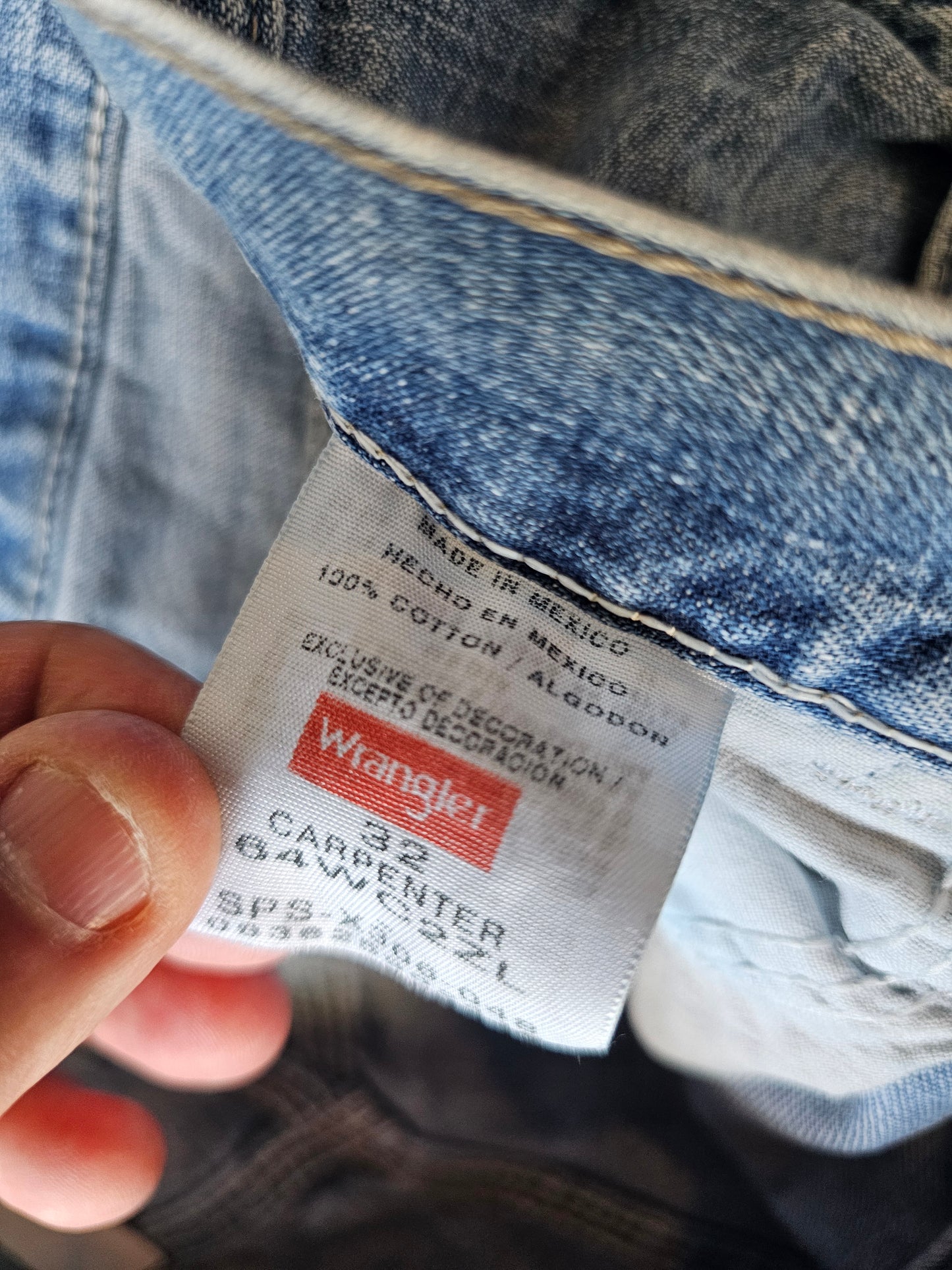 Wrangler Faded Denim Jorts (32)