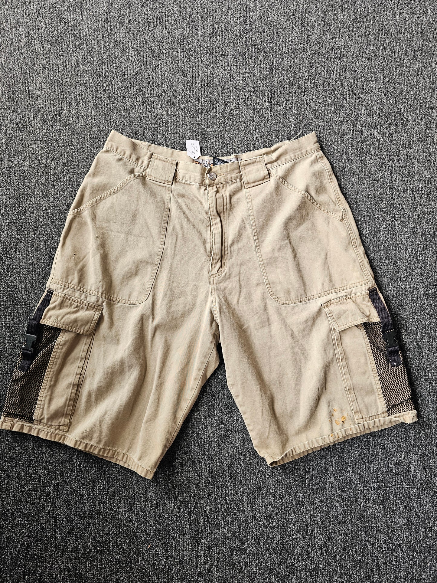 Zonez Khaki Cargo Shorts (36)