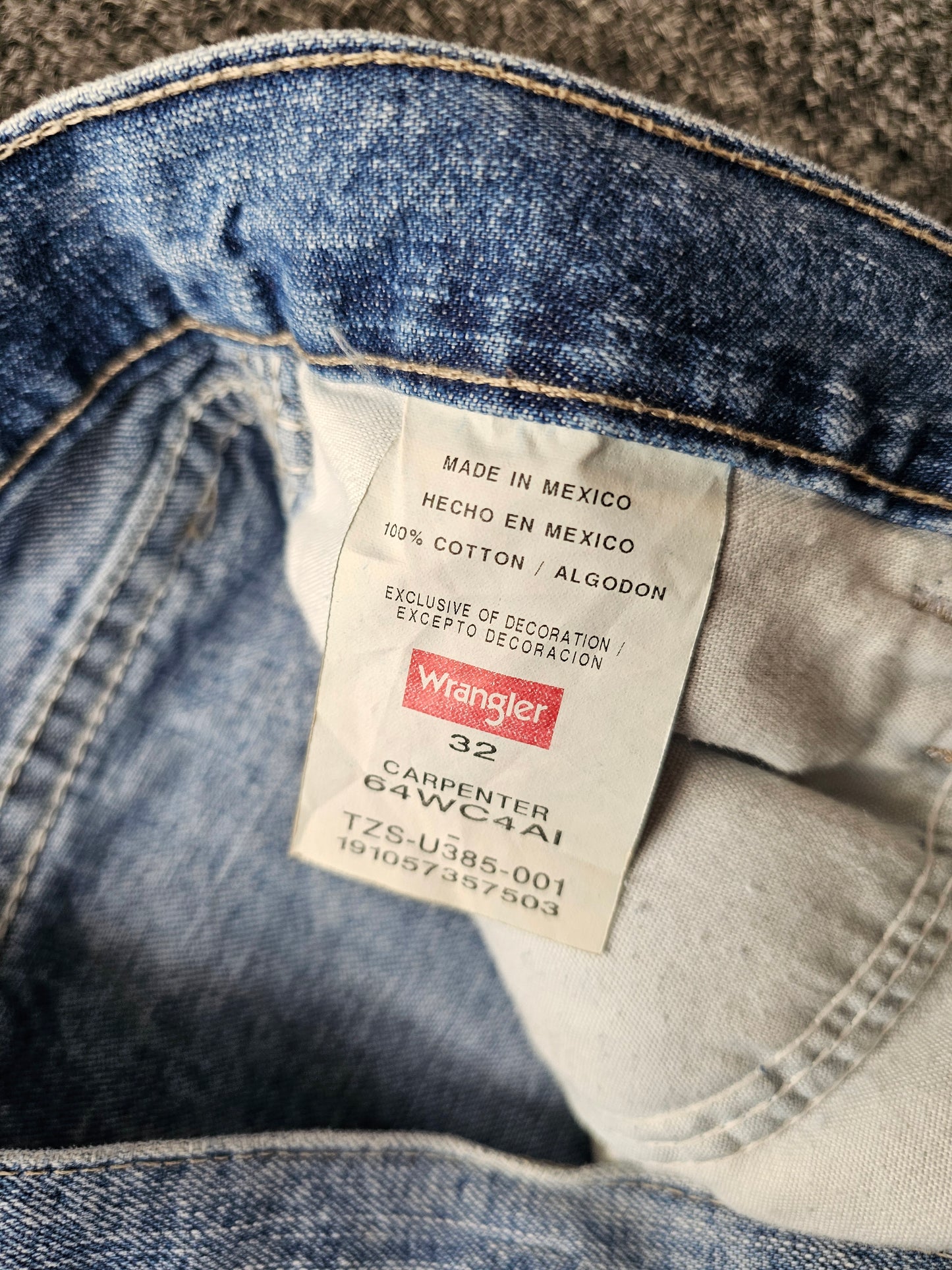 Wrangler Carpenter Denim Jorts (32l