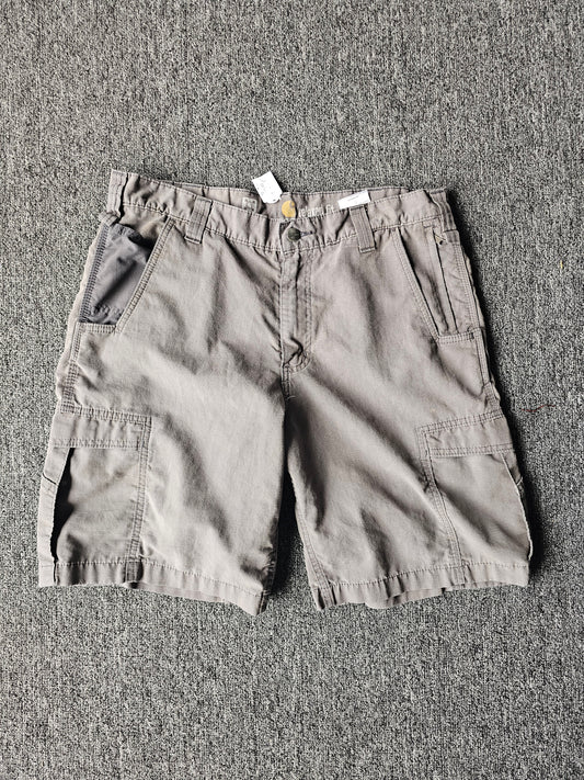 Carhartt Relaxed Fit Gray Cargo Shorts (36)