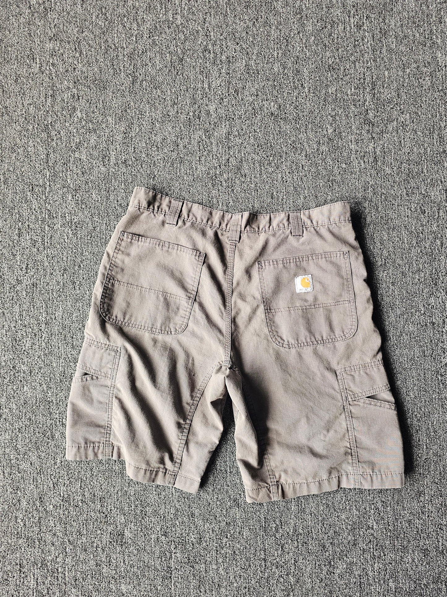 Carhartt Relaxed Fit Gray Cargo Shorts (36)