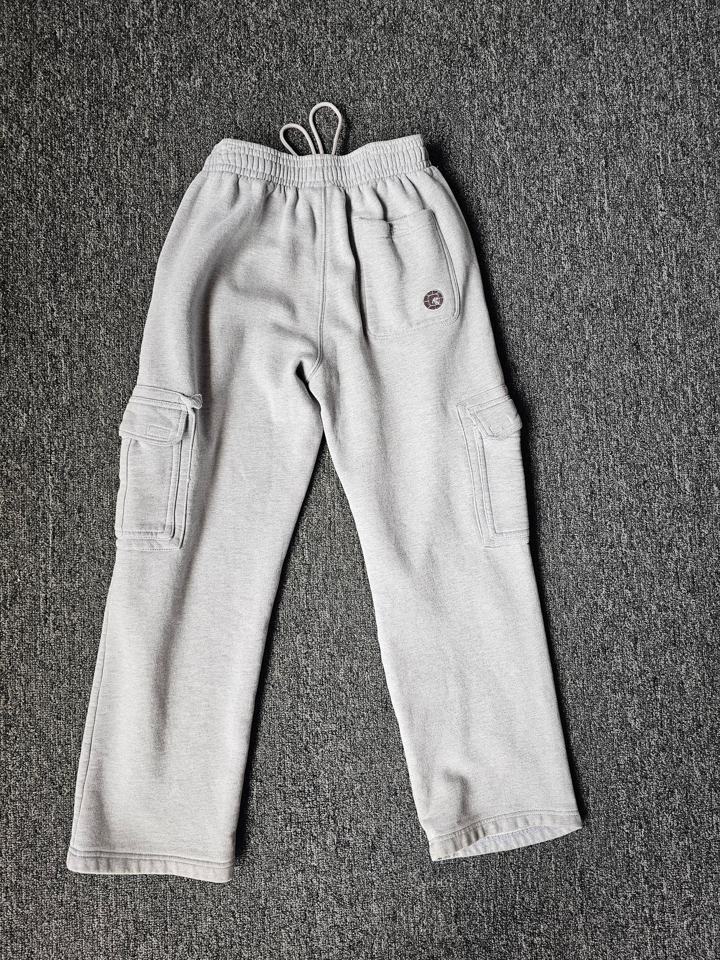 White Sweat Pants With Pockets (S)