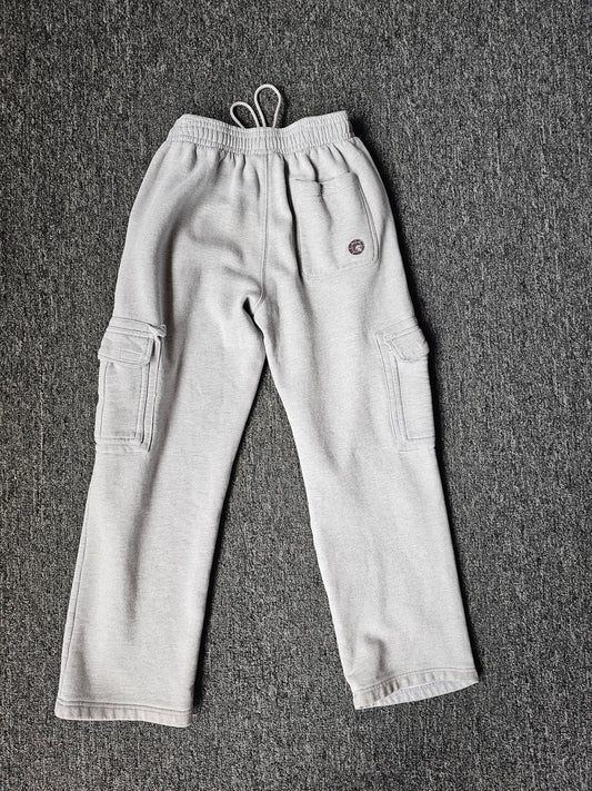 White Sweat Pants With Pockets (S)