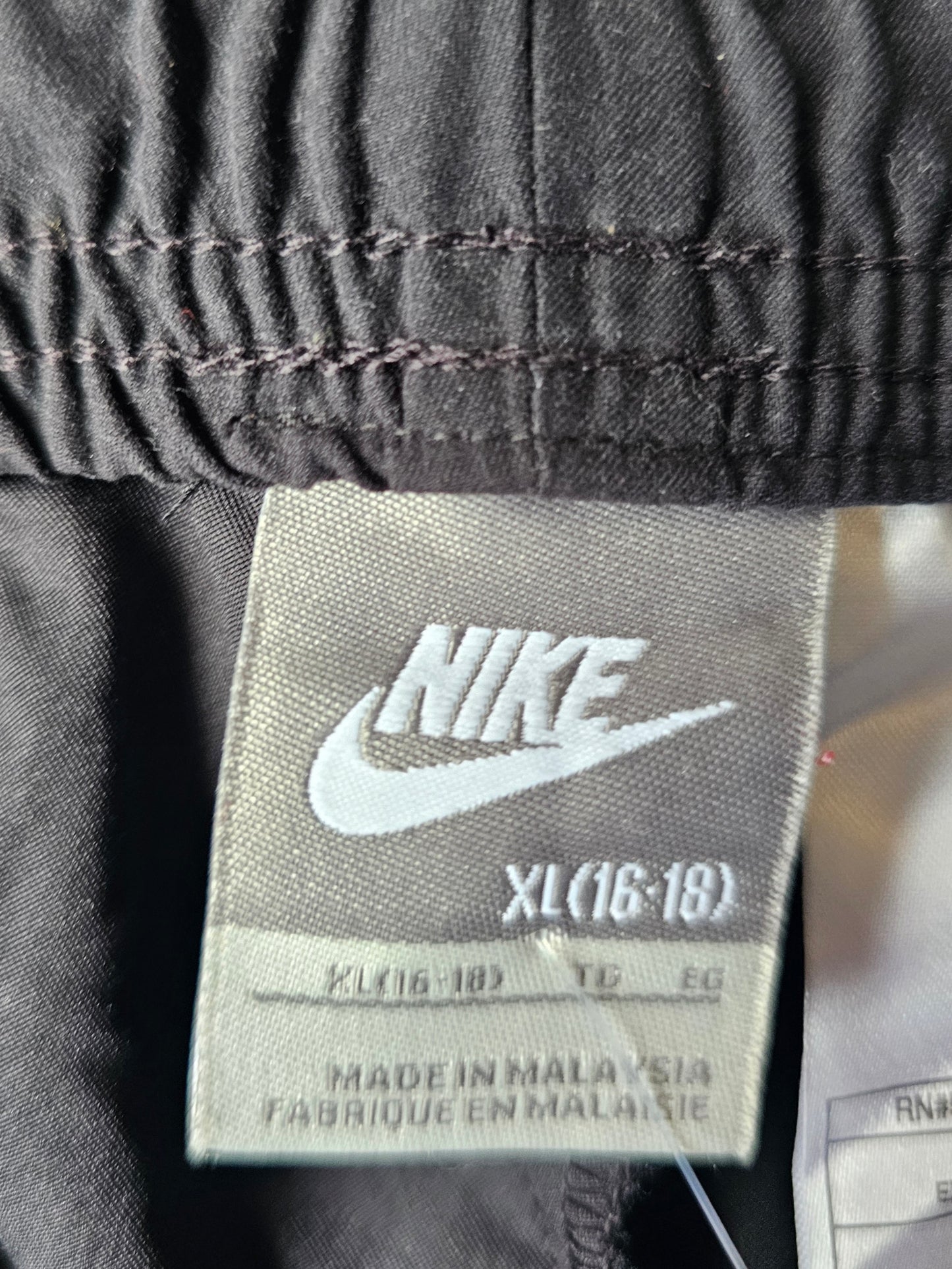 Nike Black Track Pants W/Pink Stripes (fits like Adult M)