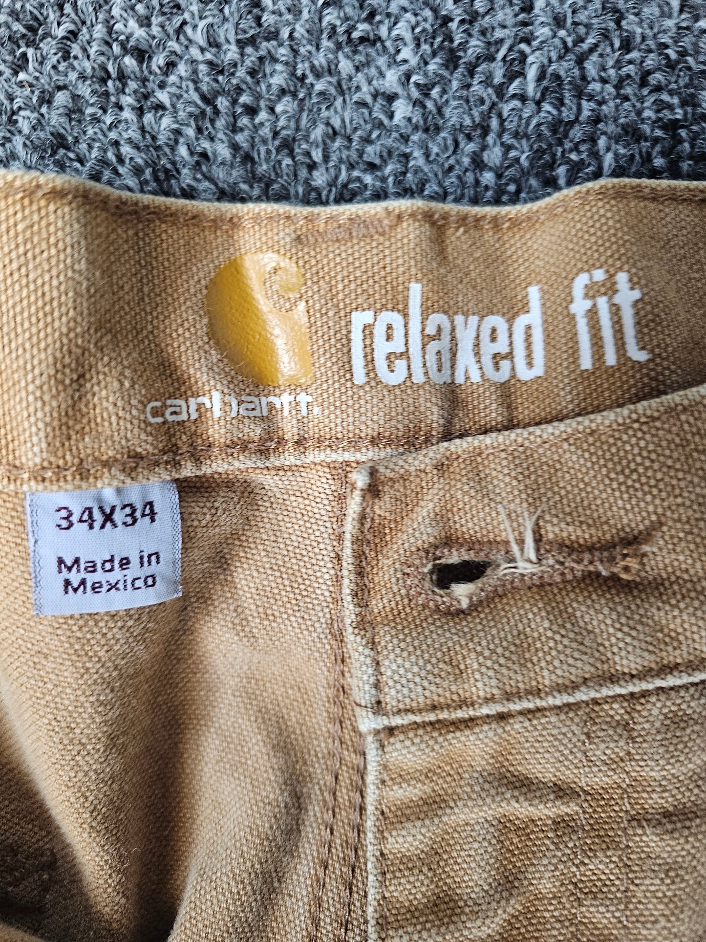 Carhartt Relaxed Fit Brown Jeans (34/34)