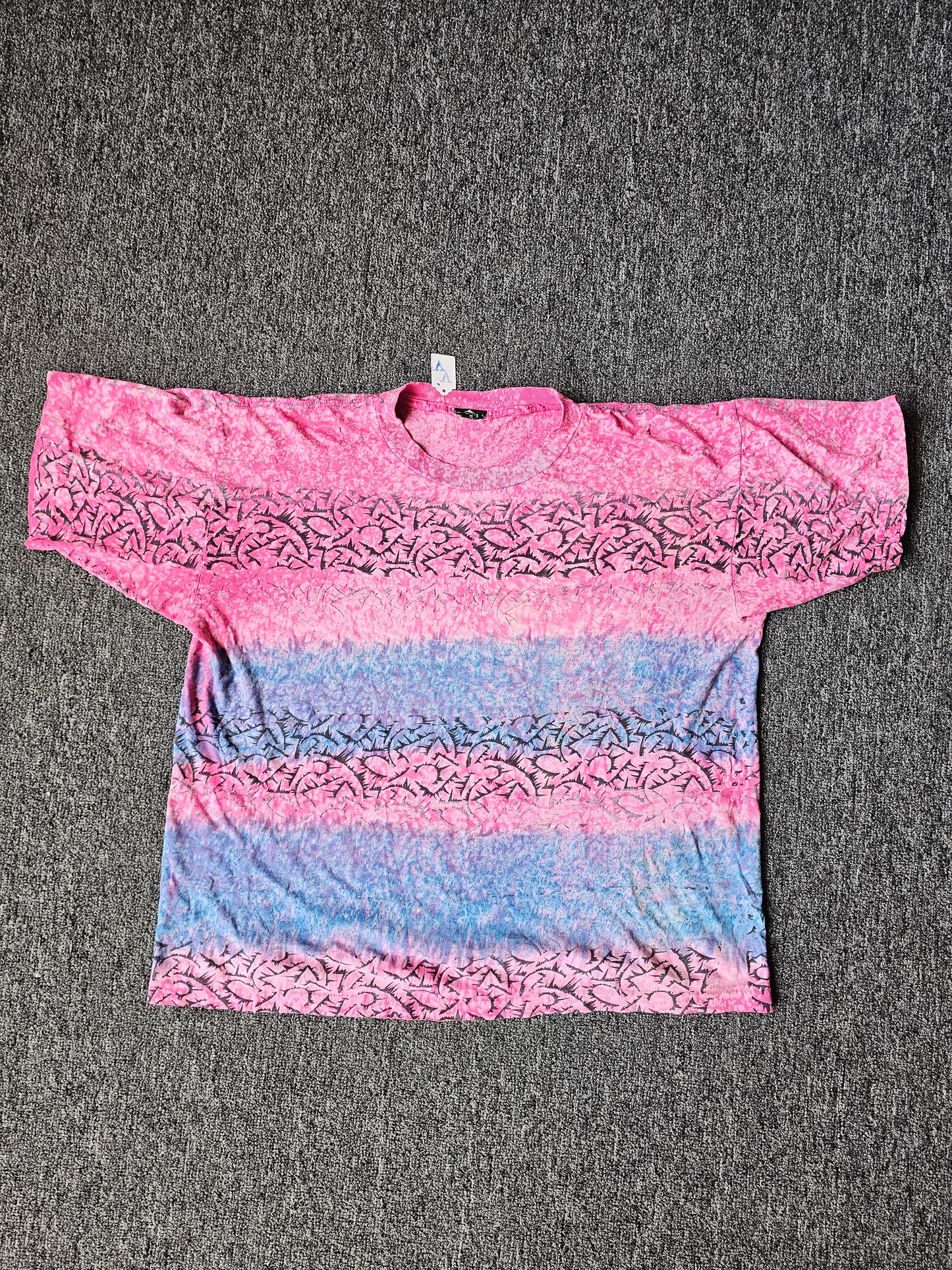 Multi Color AOP Surf Single Stitch Tee (L)