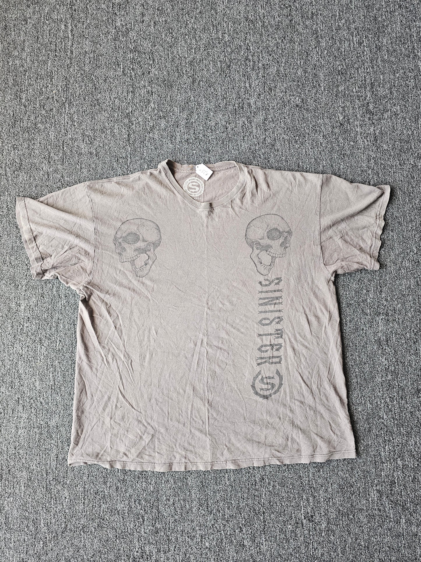 Sinister Y2K Skull Tee (2XL)