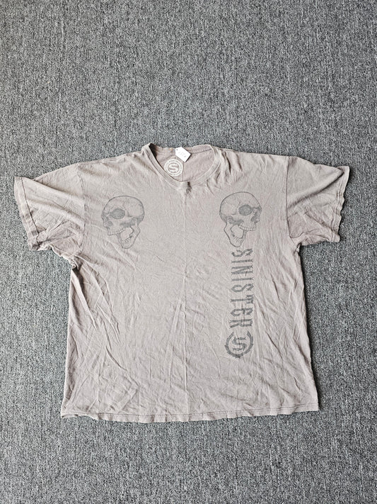Sinister Y2K Skull Tee (2XL)