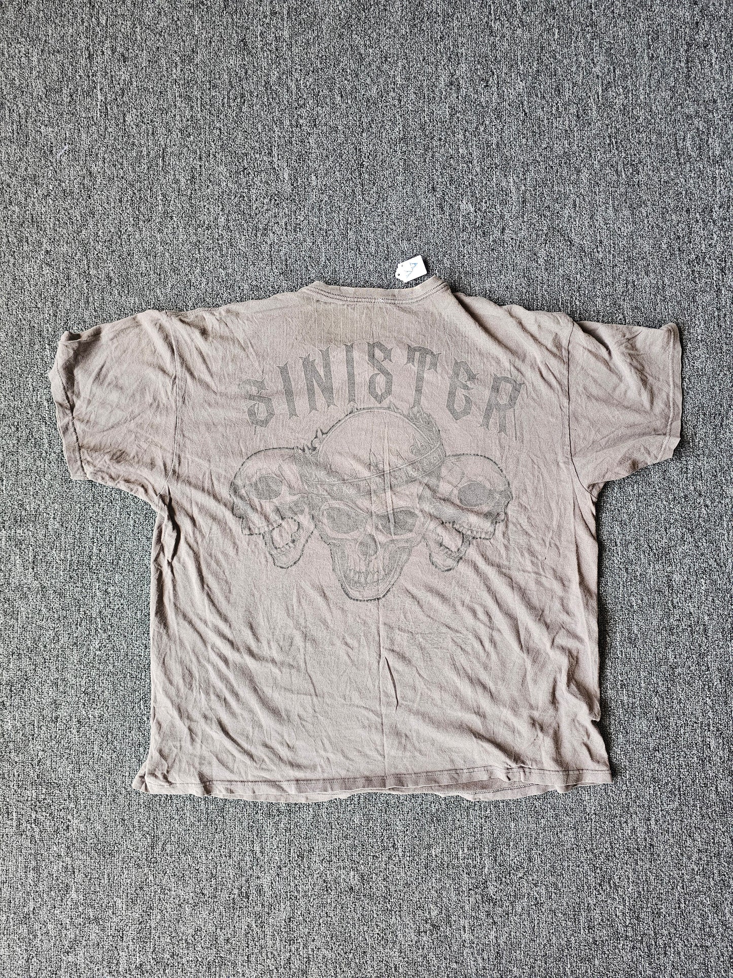 Sinister Y2K Skull Tee (2XL)