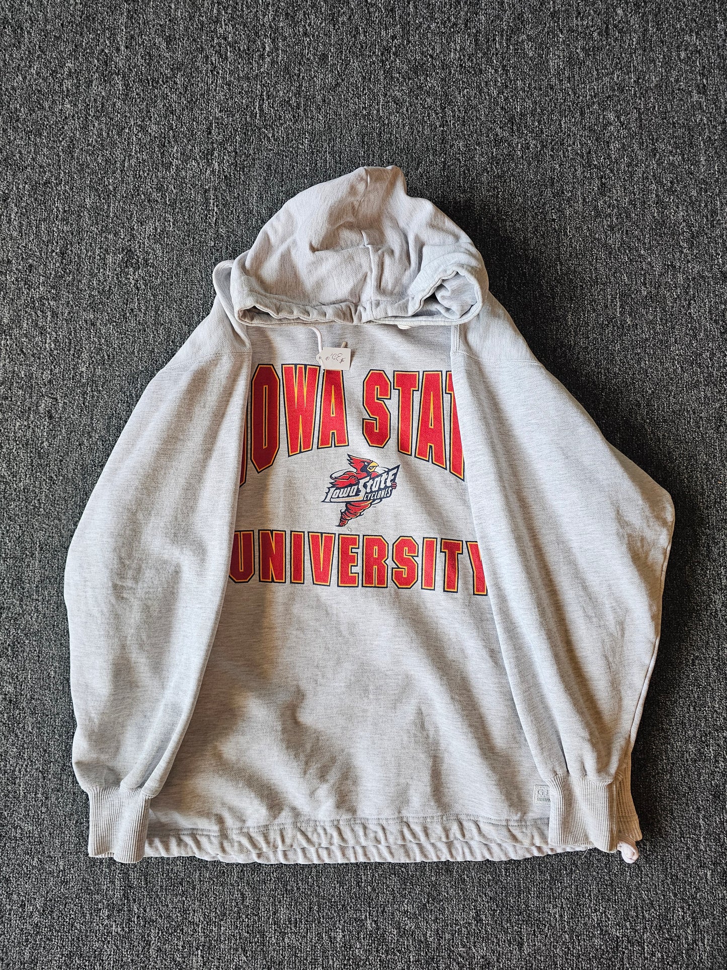 Iowa State NCAA 90s White Hoody (XL)