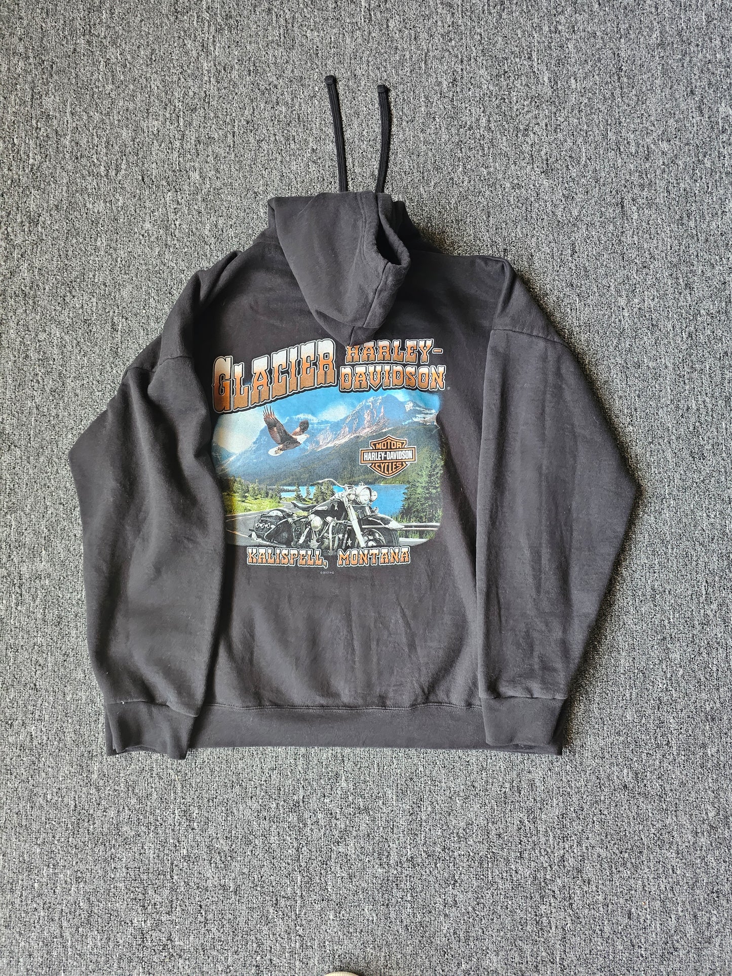 Harley Davidson Kalispell Montana Hoody (XL)