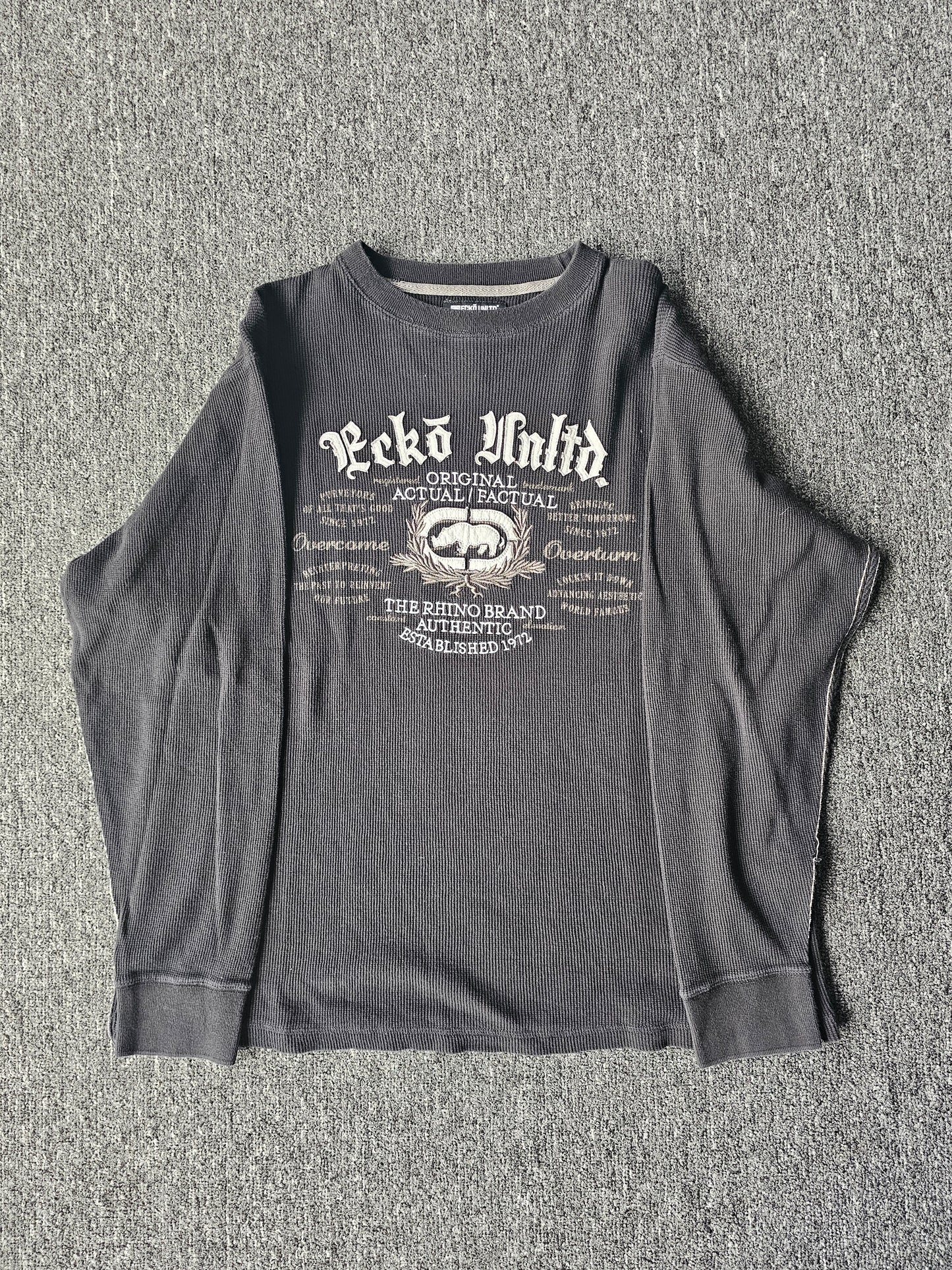 Ecko Unlimited Embroidered Y2K Long Sleeve Thermal (2XL)