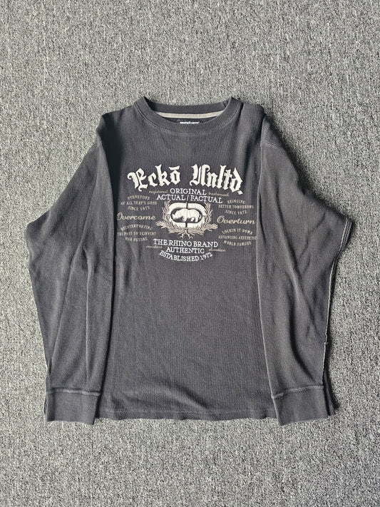 Ecko Unlimited Embroidered Y2K Long Sleeve Thermal (2XL)