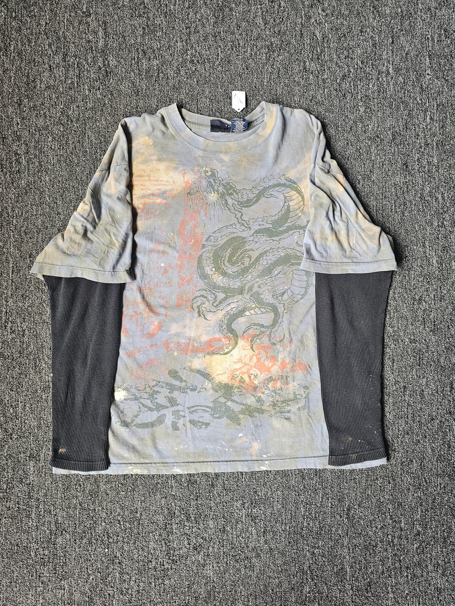 Bugle Boy Dragon Y2K Long Sleeve Thermal (XL)