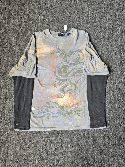 Bugle Boy Dragon Y2K Long Sleeve Thermal (XL)