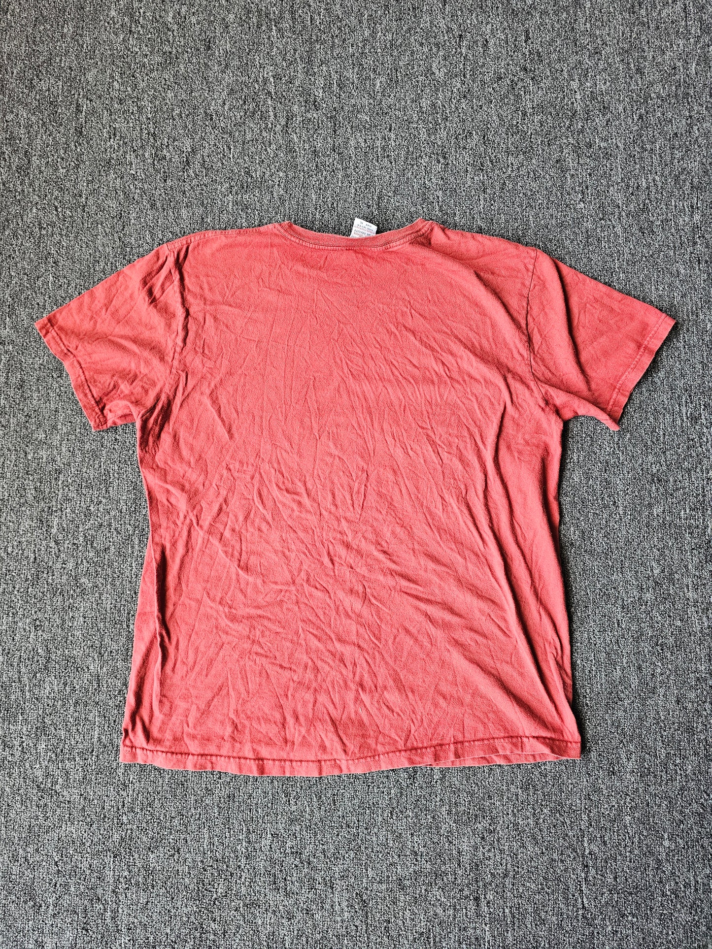 Lucky Brand Dungarees Faded Y2K Red Tee (XL)