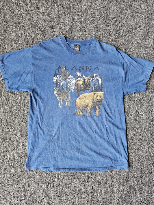 Alaska The Last Frontier 90s Nature Tee (L)