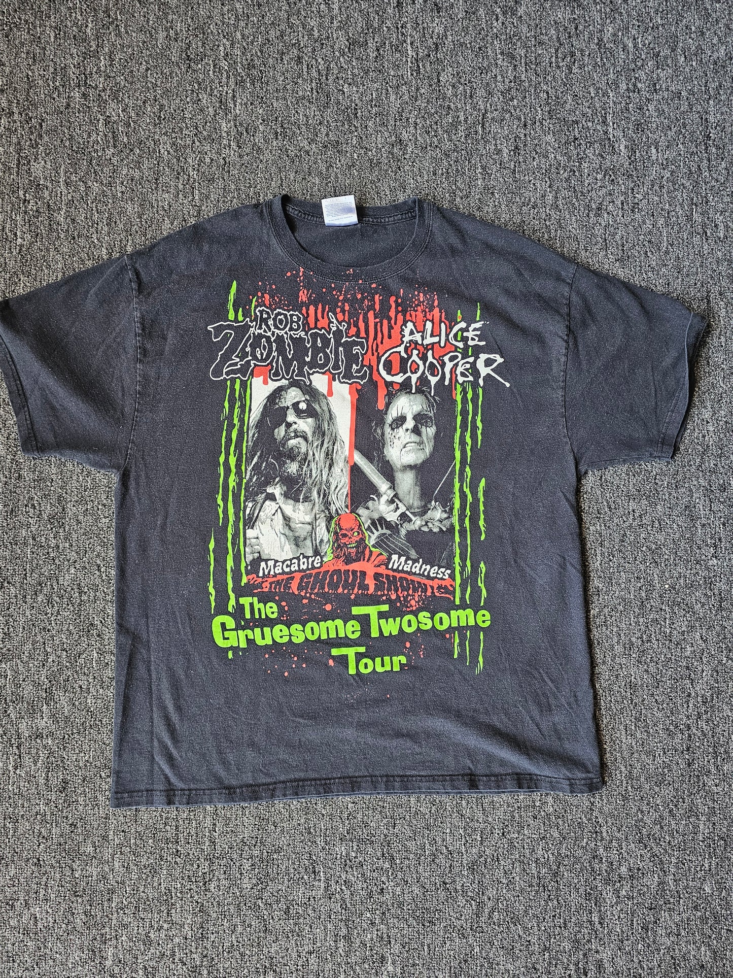 Rob Zombie & Alice Cooper 2010 Band Tee (XL)